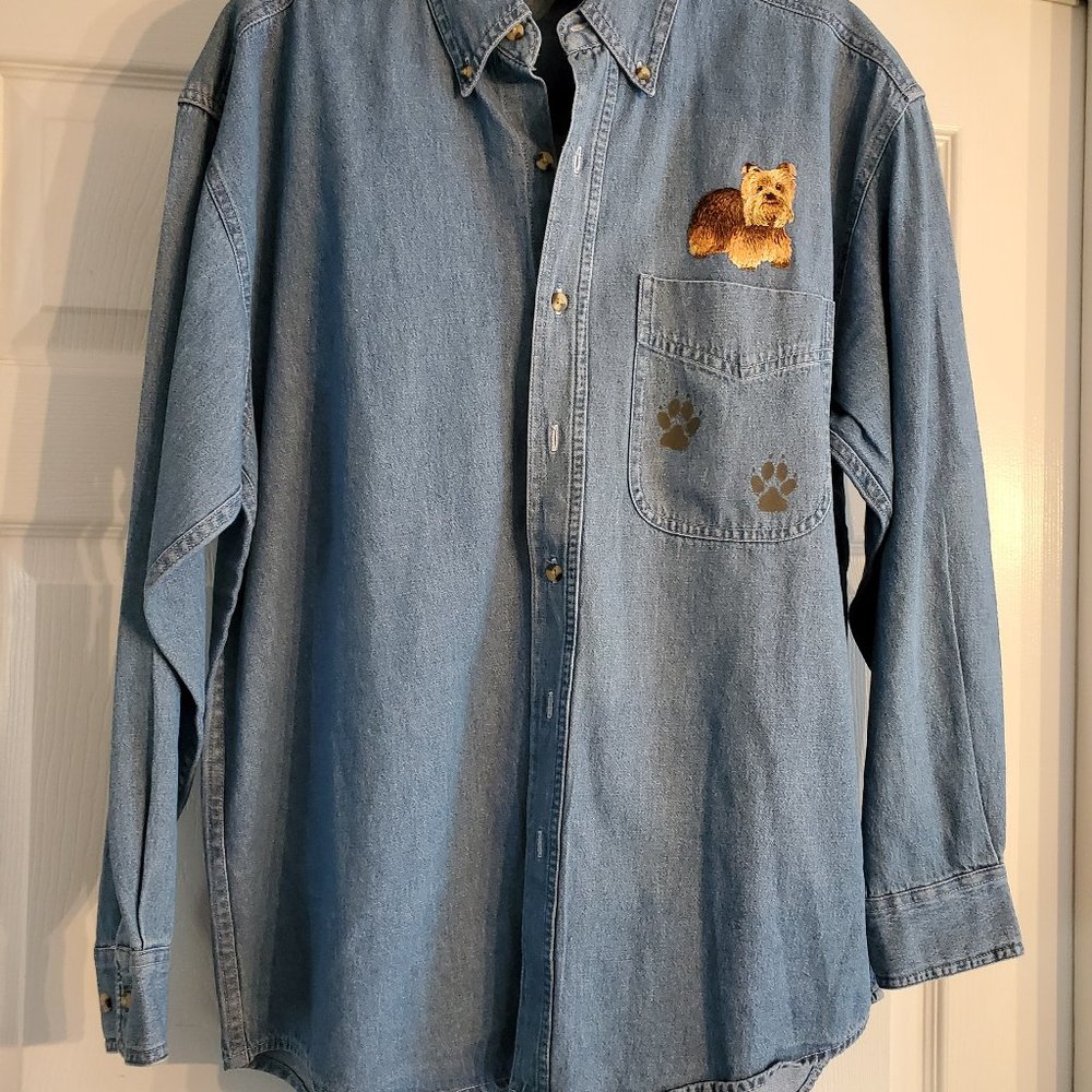 Denim Button Down Shirt